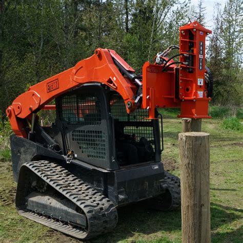 skid steer post pounder for sale alberta|skid steer mounted post pounder.